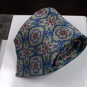 McKenzie Tribe handmade multicolor silk tie Office Jacquard‎